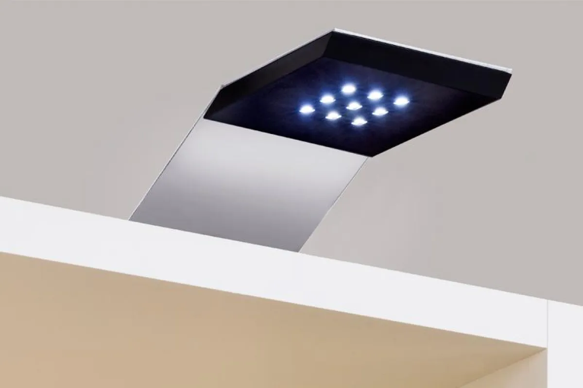 Chrom Aufbauleuchte mit 9x Power LEDs