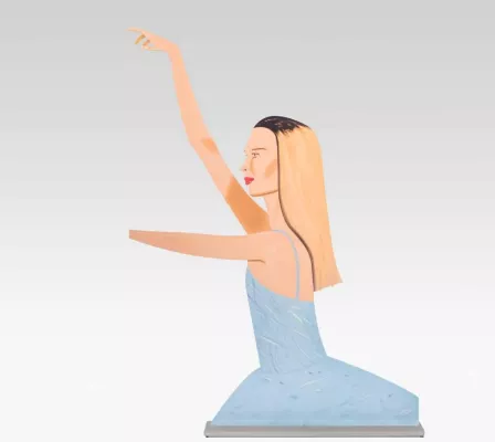 Bild: Alex Katz | Dancer 2 | Cutout erschienen - GALERIE FRANK FLUEGEL
