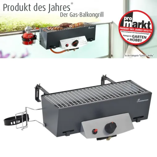 Landmann erobert den Balkon: Gasgrill wird Produkt des Jahres Bild: Landmann erobert den Balkon: Gasgrill wird Produkt des Jahres