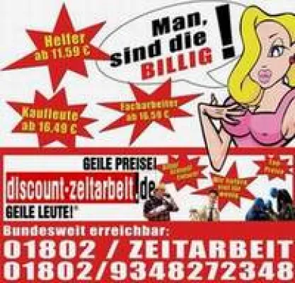 Bild: discount-zeitarbeit.de führt Registrierungsgebühr für Personaldienstleister ein