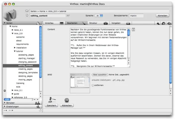 Dynamische Webauftritte mit statischen URLs – Virthos stellt CMS-Lösungen in Version 2.1 vor Bild: Dynamische Webauftritte mit statischen URLs – Virthos stellt CMS-Lösungen in Version 2.1 vor