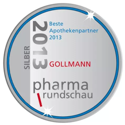 Bild: Bester Apothekenpartner 2013: Silber-Medaille für Gollmann Kommissioniersysteme