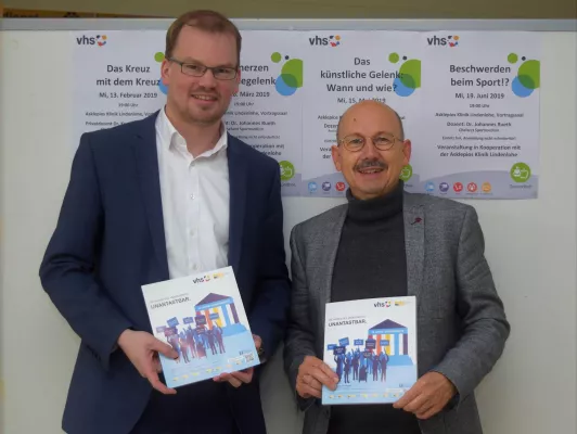 Bild: Fachvorträge zur Premiere: Asklepios Orthopädische Klinik Lindenlohe und VHS Schwandorf kooperieren