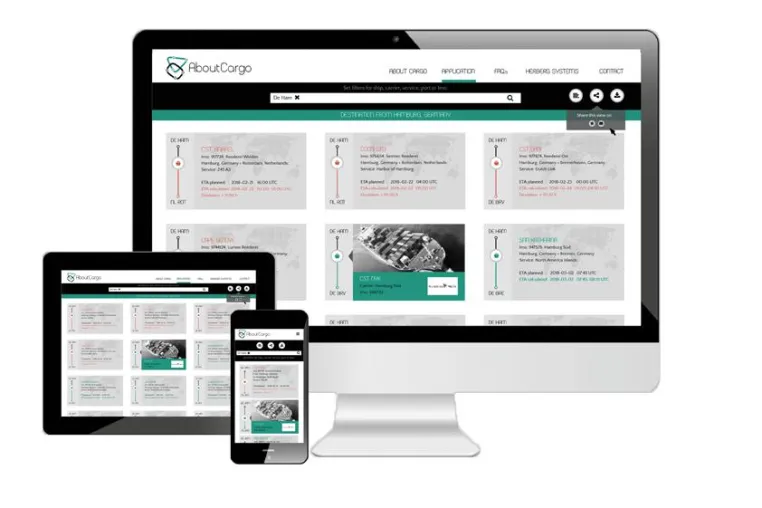 Neues Softwareprodukt „About Cargo“ soll Transportkette zuverlässiger machen Bild: Neues Softwareprodukt „About Cargo“ soll Transportkette zuverlässiger machen