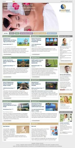 Neues Online-Portal amedera zielt auf gesundheitsbewusste Luxus-Urlauber Bild: Neues Online-Portal amedera zielt auf gesundheitsbewusste Luxus-Urlauber