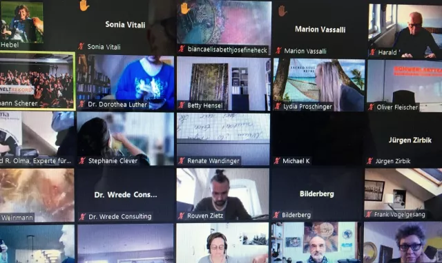 60 Sekunden Zittern - neuer Weltrekord beim zweiten internationalen Zoom Speaker Slam Bild: 60 Sekunden Zittern - neuer Weltrekord beim zweiten internationalen Zoom Speaker Slam