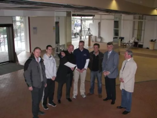 Bild: Fitnessclub im alten Kaufhaus Schwinn - Die Stadt Selters entwickelt sich weiter