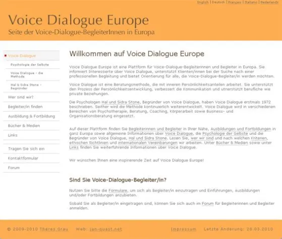 Bild: „Voice Dialogue Europe“: Europäische Internetplattform für Voice Dialogue jetzt auch in deutscher Sprache