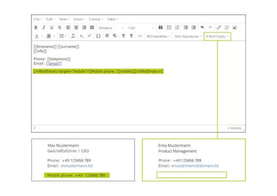 Bild: Pflichtangaben in E-Mail-Signaturen leicht gemacht