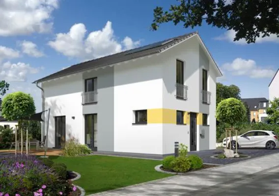Bild: Neu bei Town & Country: Kompaktes Massivhaus für schmale Grundstücke - Das Stadthaus Aura 125