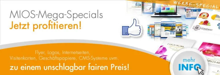 MIOS DESIGN stellt Angebot-Specials zum 9-jährigen Bestehen online Bild: MIOS DESIGN stellt Angebot-Specials zum 9-jährigen Bestehen online
