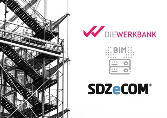 Bild: Partnerschaft von SDZeCOM und Die Werkbank IT GmbH schafft PIM-BIM-Schnittstelle für Baustoffindustrie
