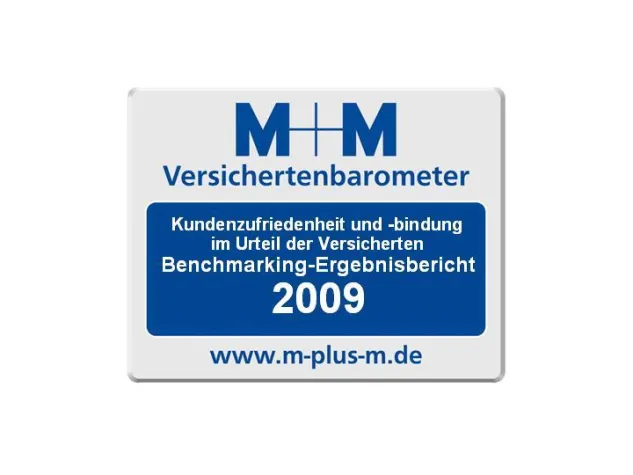 Bild: Vorankündigung M+M Versichertenbarometer 2009