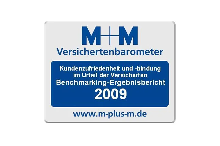 Bild: Vorankündigung M+M Versichertenbarometer 2009