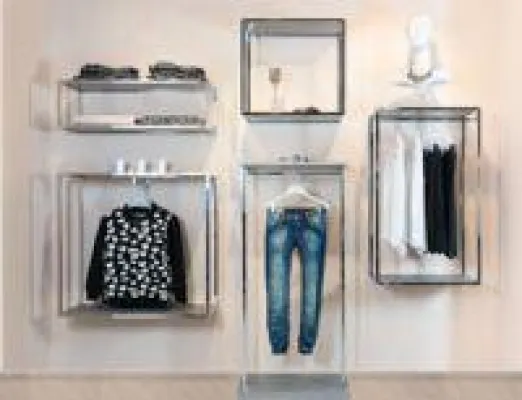 Bild: Flexibles Ladeneinrichtungssytem Flamenco von ShopDirect