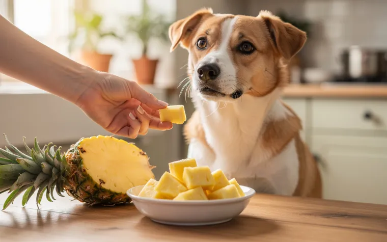 Bild: Dürfen Hunde Ananas essen?
