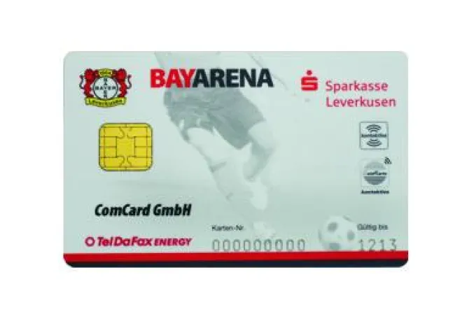 Bild: Bundesliga trifft ComCard – die neue BayArena-Card