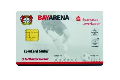 Bundesliga trifft ComCard – die neue BayArena-Card Bild: Bundesliga trifft ComCard – die neue BayArena-Card