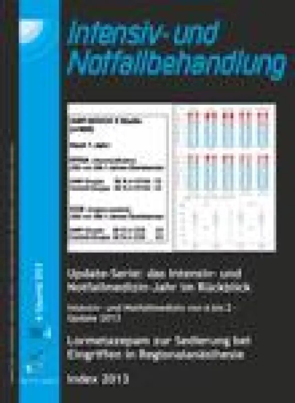 Intensiv- und Notbehandlung 4-2013