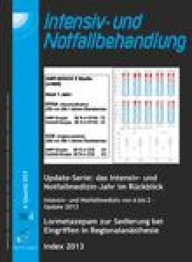 Intensiv- und Notbehandlung 4-2013