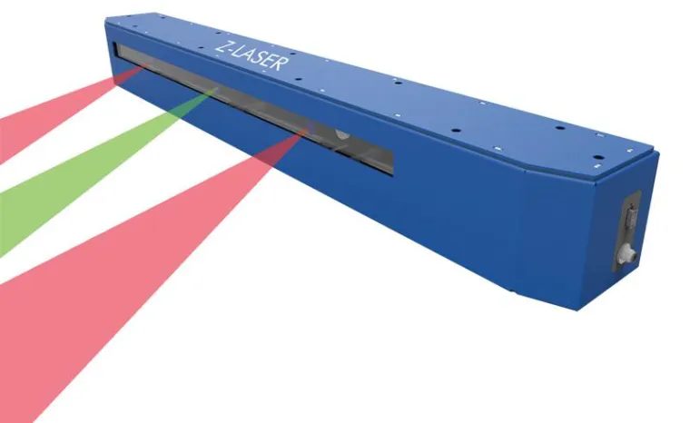 Verfahrbares Linienlasersystem Z-MLLS wird erstmals auf der TIRE 2014 vorgestellt Bild: Verfahrbares Linienlasersystem Z-MLLS wird erstmals auf der TIRE 2014 vorgestellt