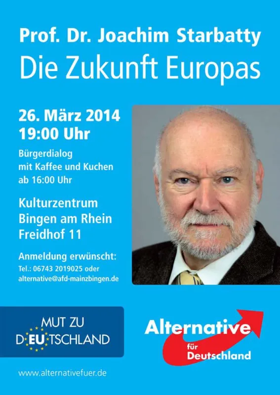 Prof. Dr. Joachim Starbatty in Bingen am Rhein