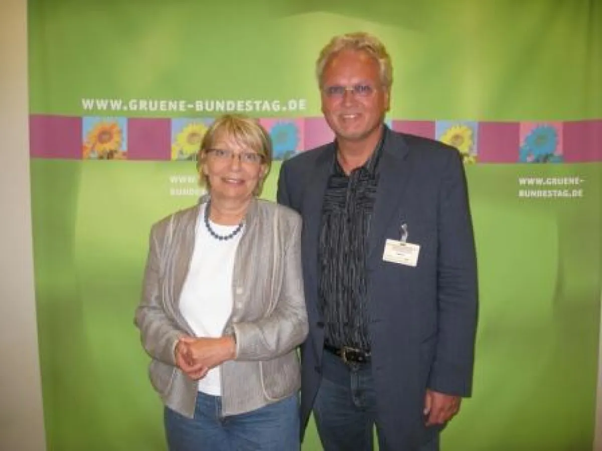 MdB Undine Kurth und WDSF-Geschäftsführer Jürgen Ortmüller