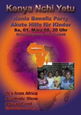 Bild: Benefiz-Partynacht zu Gunsten von Kindern in Kenia