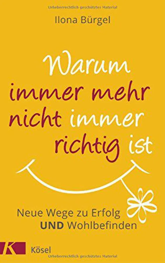 Buch: ?Warum immer mehr nicht immer richtig ist?
