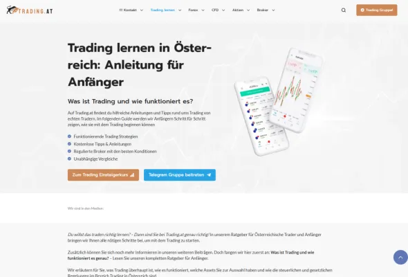 Bild: Trading.at - Das neue Portal für österreichische Trader 