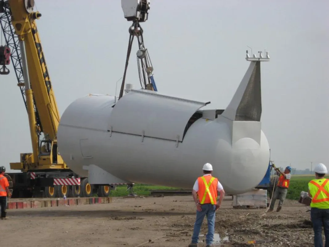 Eine Siemens 2,3 MW Mark II Windturbine. (Bildquelle: Ontario Power Authority)