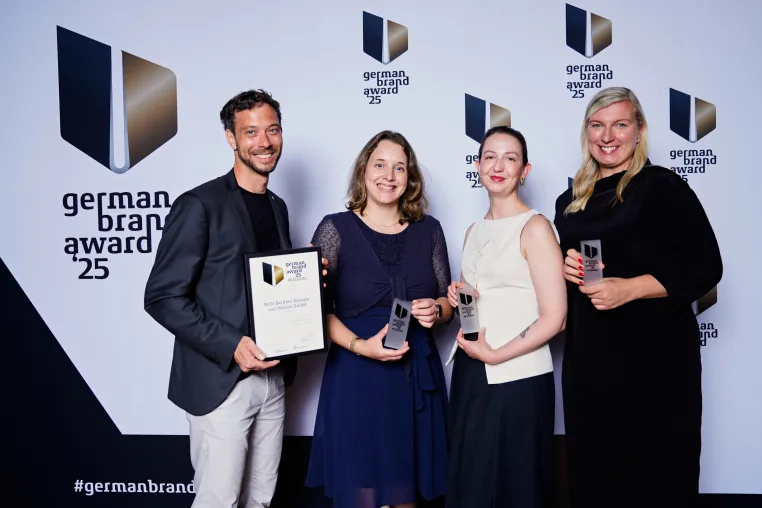 Bild: Frauengeführte Agentur OFF LABEL gewinnt German Brand Award mit Landesunternehmen BEW