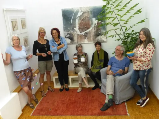 Bild: Herbstmarkt in der HOFWERKSTATT in Essen-Süd | Sibyllastraße 15 - Innenhof