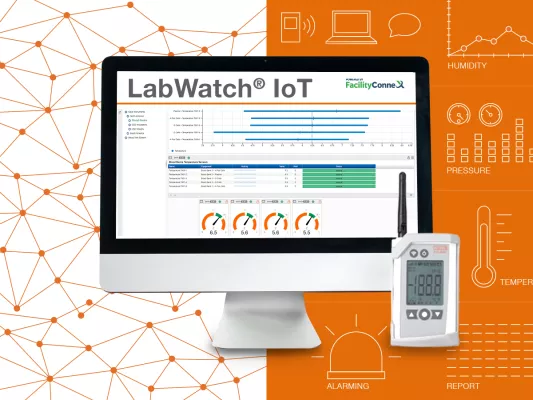 Kaye stellt LabWatch® IoT vor - eine Cloud-basierte Monitoring Lösung zur Überwachung von GxP-Produkten Bild: Kaye stellt LabWatch® IoT vor - eine Cloud-basierte Monitoring Lösung zur Überwachung von GxP-Produkten