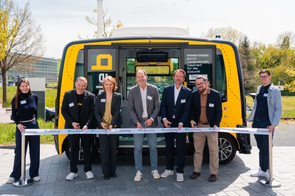 Bild: Campus-Shuttle als Meilenstein für autonomes Fahren
