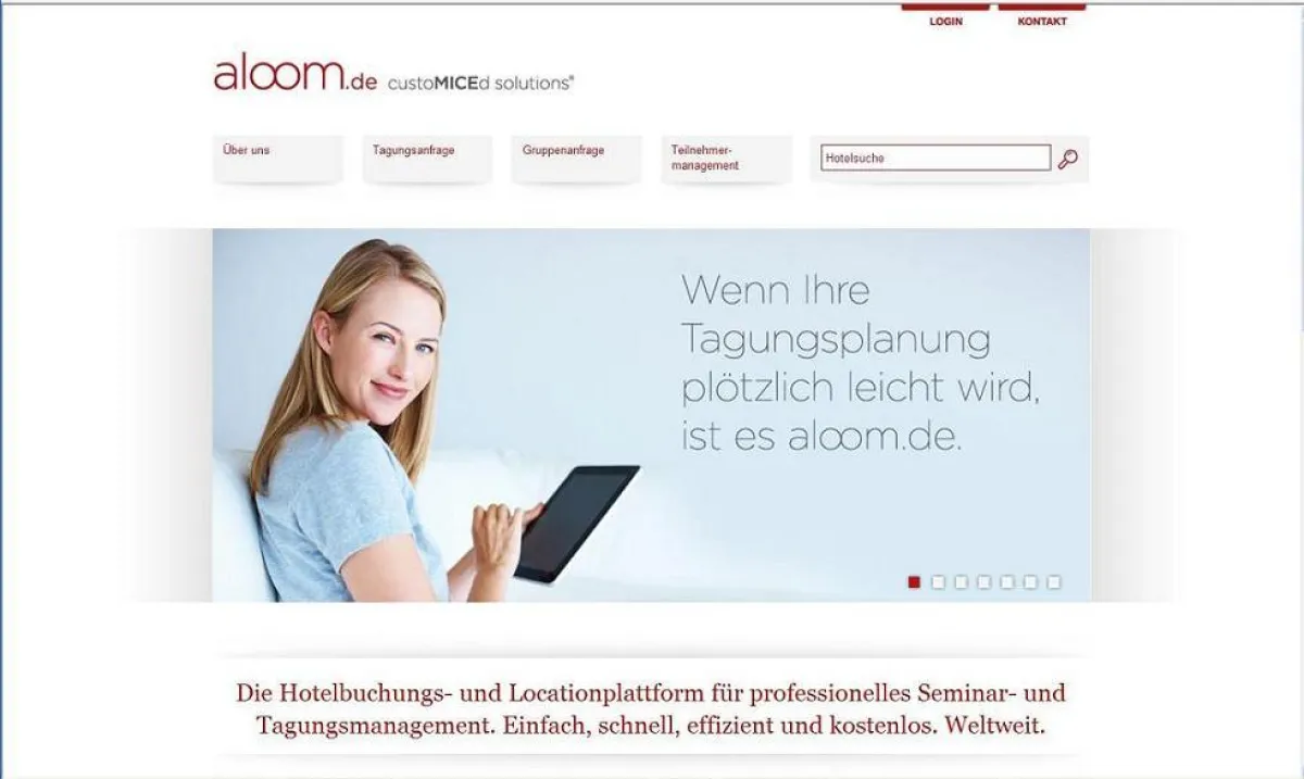 aloom.de - Online Teilnehmermanagement für Veranstaltungprofis