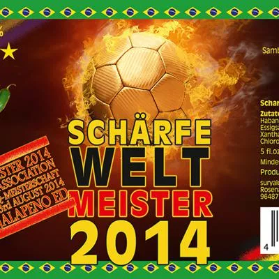 Bild: Limitierte Edition "Schärfe-Weltmeister" zur Deutschen Grillmeisterschaft in Schweinfurt