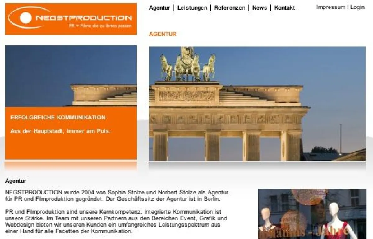 NEGSTPRODUCTION jetzt auf TYPO3 Plattform