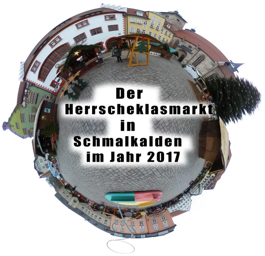 Der Altmarkt von Schmalkalden - die Location des Weihnachtsmarktes