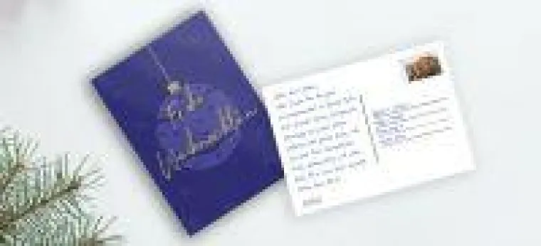 Last Minute-Weihnachtskarten für Unternehmen Bild: Last Minute-Weihnachtskarten für Unternehmen