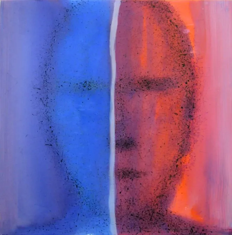 Kopf - Albaner zwischen rot und blau