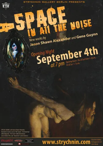 Bild: Strychnin Gallery präsentiert - A Space in all the Noise - Neue Werke von Jason Shawn Alexander und Gene Guynn
