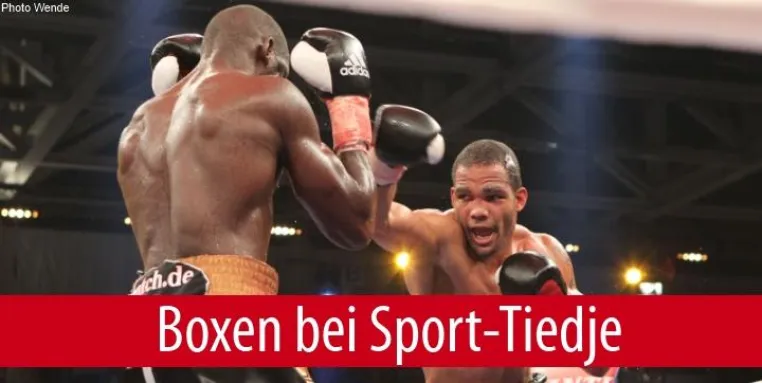 Bild: Öffentliches Pressetraining für Boxen im Ersten bei Sport-Tiedje in Frankfurt