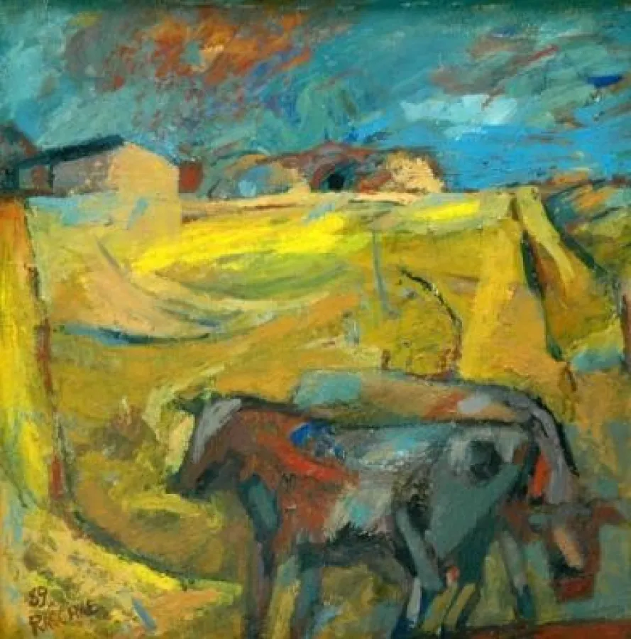 GERDA MARIA RASCHKE - KÜHE, 1989