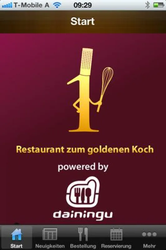 Goldener Koch im Appstore