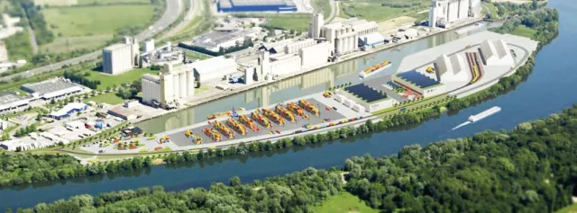 Bild: Hafen Bonn wird mit dem trimodalen Terminal in Metz zum Rhein-Mosel-Hub