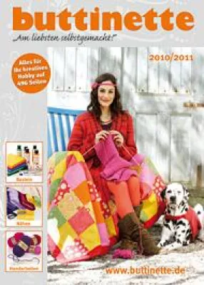 Bild: Basteln – Nähen - Handarbeiten - Der neue buttinette Bastelkatalog 2010/2011 ist da