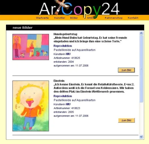 Bild: Kunstgalerie artcopy24 begrüßt neue Künstler