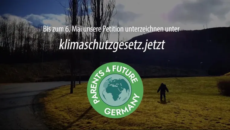 Großer Erfolg für Bundestags-Petition von Parents for Future für Klimaschutzgesetz Bild: Großer Erfolg für Bundestags-Petition von Parents for Future für Klimaschutzgesetz