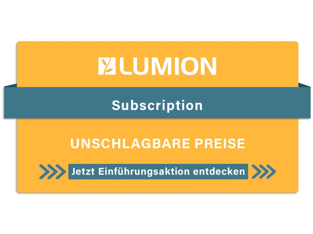 Subscription - Lumion so günstig wie nie